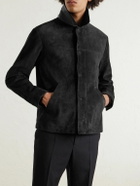 TOM FORD - Brushed-Suede Chore Jacket - Black
