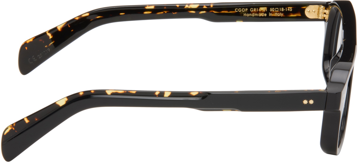 Cutler and Gross Black GR14 Aviator Optical Glasses