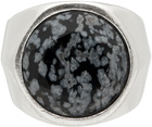 Isabel Marant Silver & Black Alto Ring