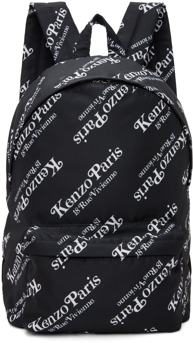 Photo: Kenzo Black Kenzo Paris Verdy Edition Kenzogram Backpack