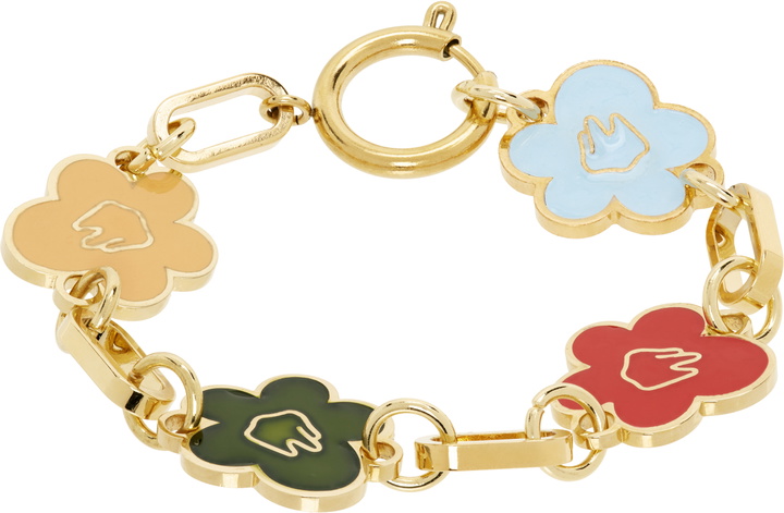 Photo: IN GOLD WE TRUST PARIS Gold Flower Bracelet