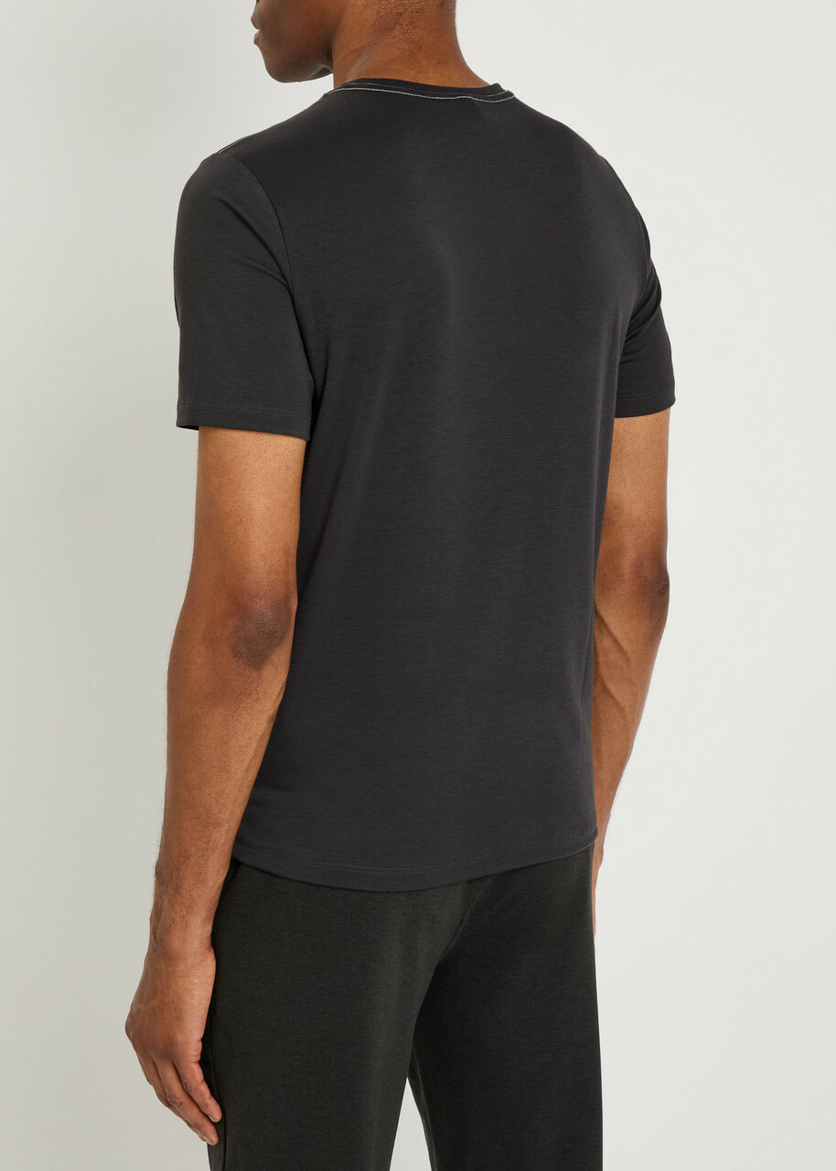 Vuori Current Tech Stretch-jersey T-shirt Black