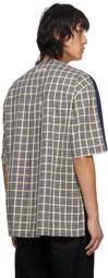 Marni Navy Checked T-Shirt