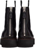 R13 Black Single Stack Boots