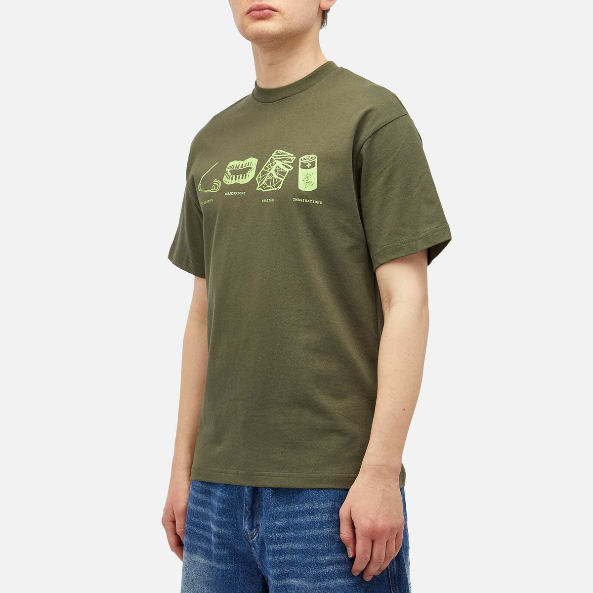 Lo-Fi Men's Inventory T-Shirt in Army