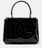 Dolce&Gabbana DG Logo Small patent leather tote bag