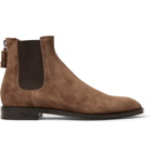 Givenchy - Suede Chelsea Boots - Men - Chocolate