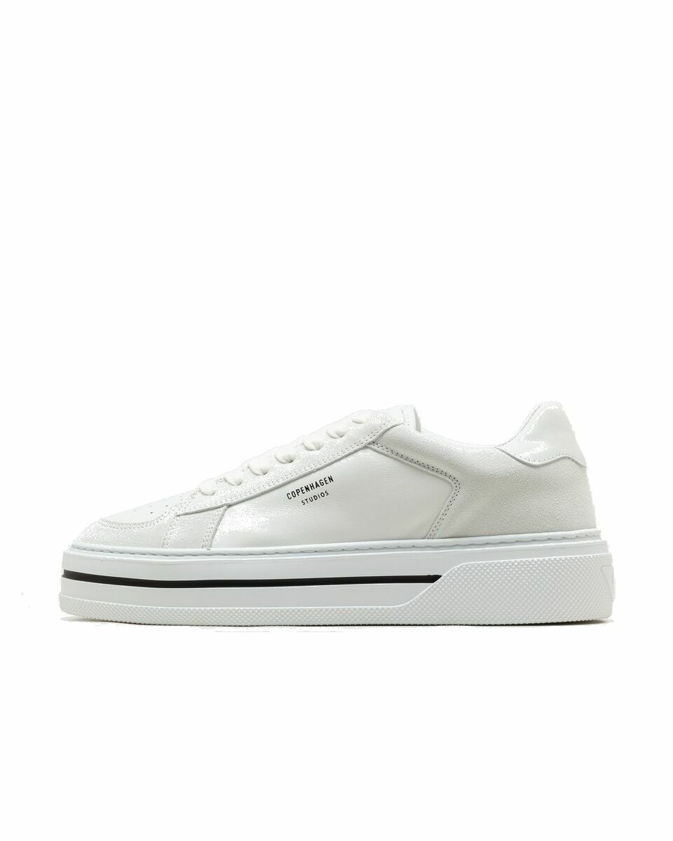 Copenhagen Studios Cph181 Leather Mix White White - Womens - Lowtop ...