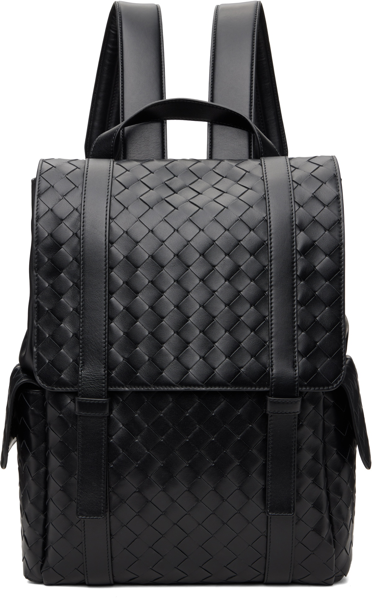 Bottega Veneta Black Back-To-School Backpack Bottega Veneta