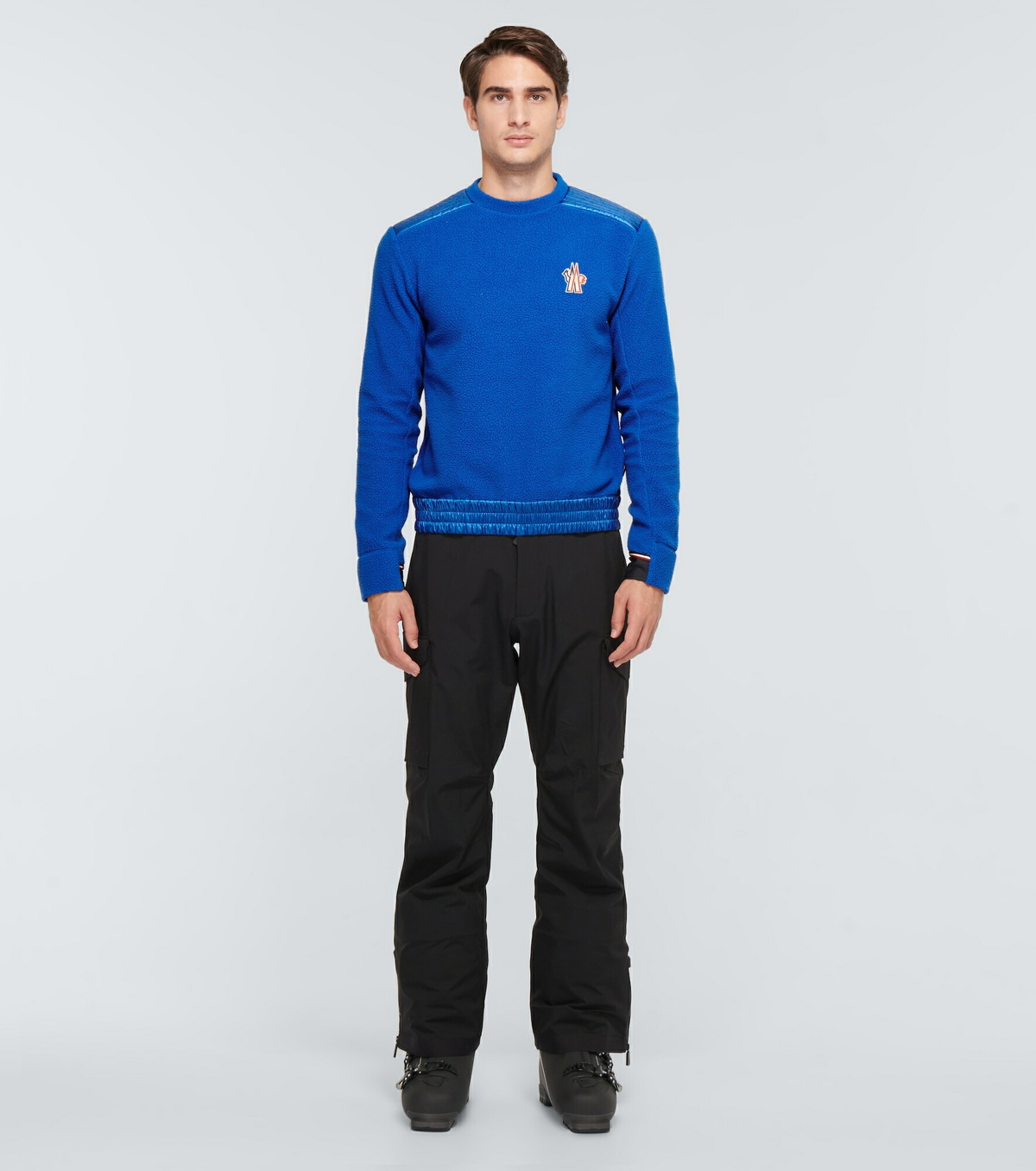 Moncler Grenoble - Fleece logo sweatshirt Moncler Grenoble