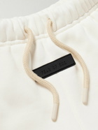 Fear of God Essentials Kids - Logo-Flocked Cotton-Blend Jersey Shorts - White