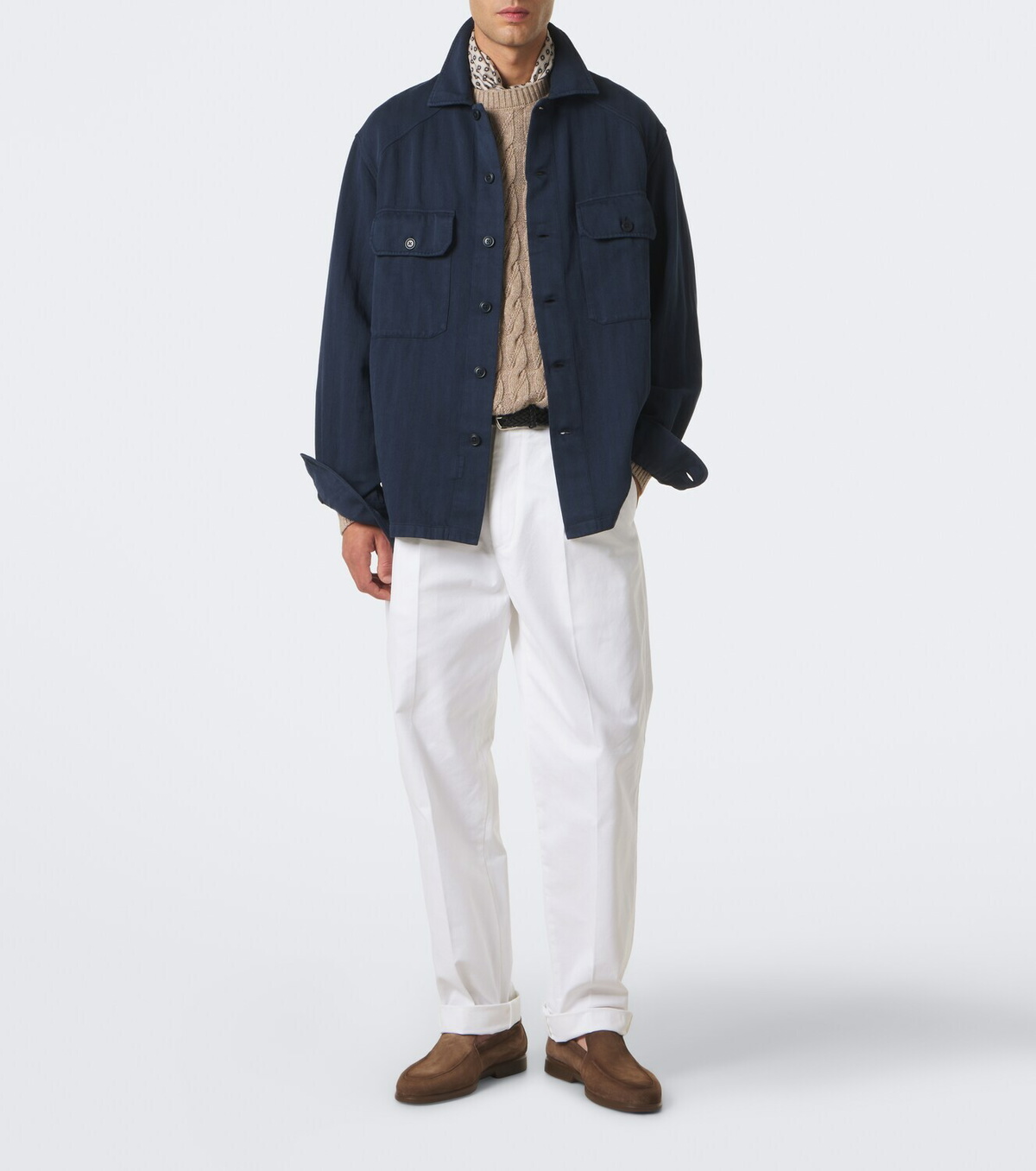 Santoni Suede loafers