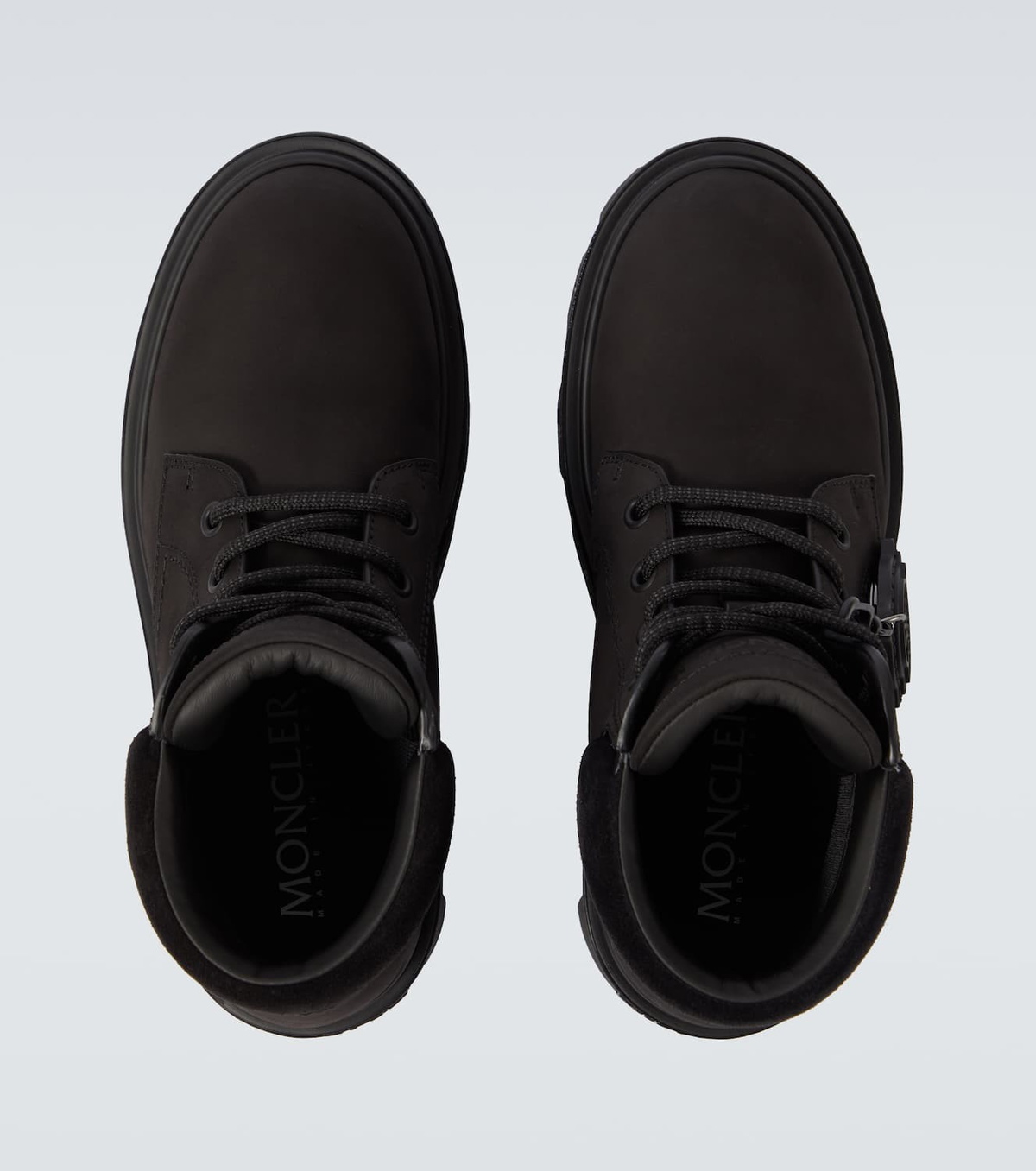Moncler Peak City leather ankle boots