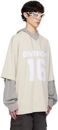 Givenchy Gray Layered Hoodie