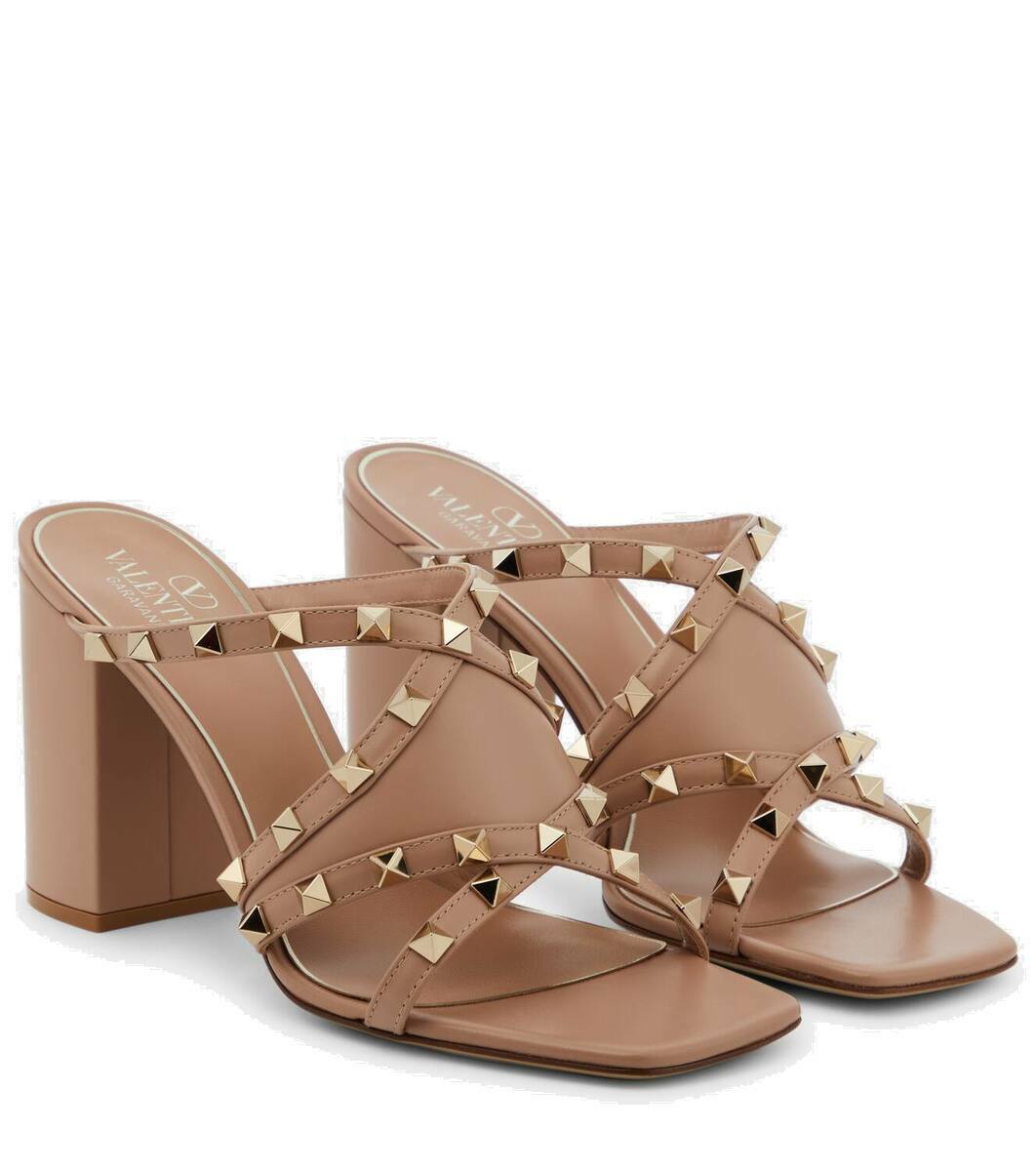 Valentino Garavani Rockstud leather mules Valentino Garavani