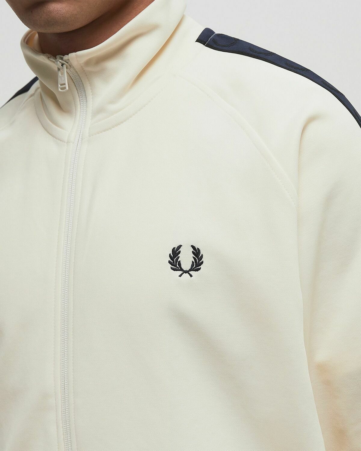 ✨超美 FRED PERRY / Contrast Tape Track JKT Fred Perry Black Contrast Tape Track Jacket Fred Perry