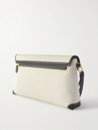 TOM FORD - Leather-Trimmed Canvas Pouch
