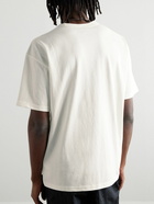 Nike - Premium Essentials Logo-Embroidered Cotton-Jersey T-Shirt - White