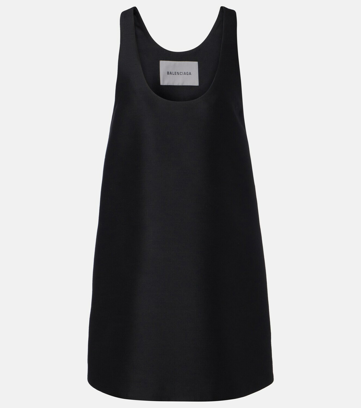 Balenciaga Wool and silk minidress