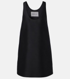 Balenciaga Wool and silk minidress