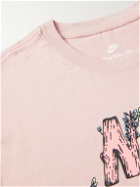 Nike - Sportswear Logo-Print Cotton-Jersey T-Shirt - Pink