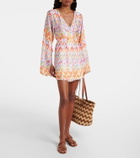 Missoni Zigzag belted minidress