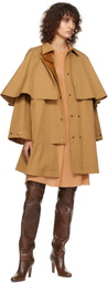 Chloé Tan Capelet Jacket