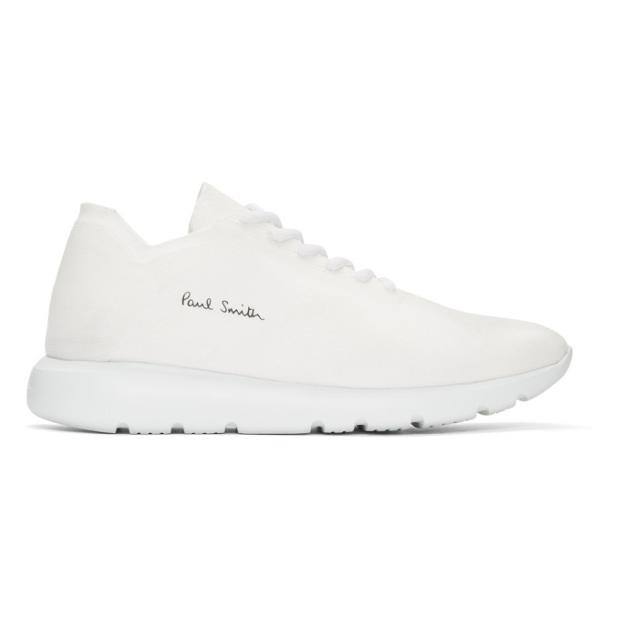 Photo: Paul Smith White Gear Sneakers