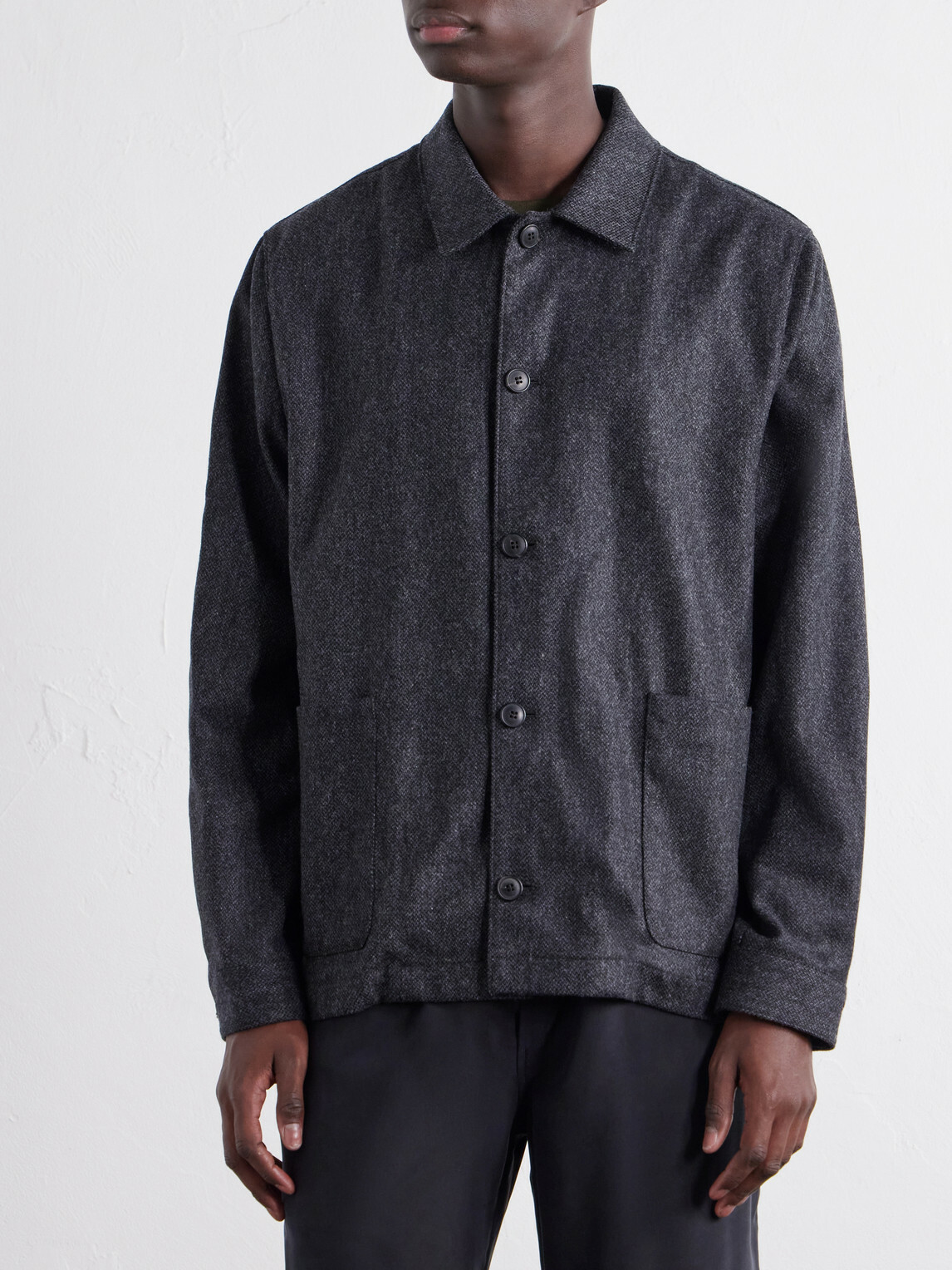 Sunspel - Wool-Twill Jacket - Gray