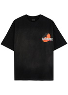 God Made Heritage Logo-print Cotton T-shirt Black