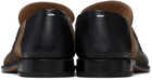 Maison Margiela Black & Brown Tabi City Loafers