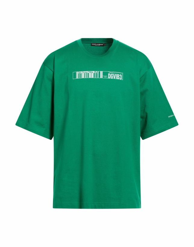 Photo: Dolce & gabbana Mens T-shirt Emerald in Green