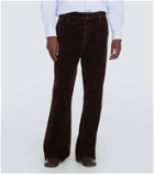 Loewe Velvet denim bootcut jeans