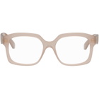 LOEWE Taupe Anagram Glasses