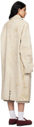 Carter Young Off-White Drop-Cloth Chore Coat
