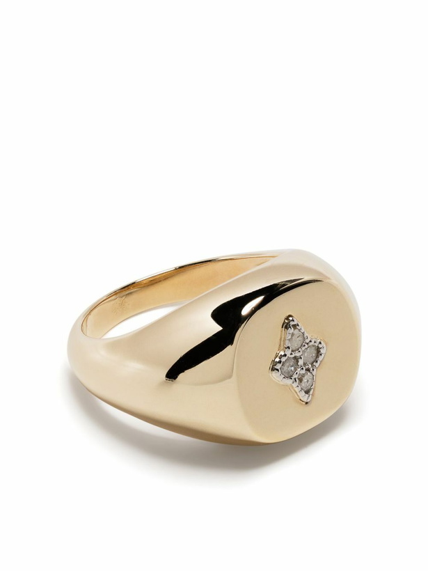Photo: Pascale Monvoisin 9K Yellow Gold Louise Diamond Ring