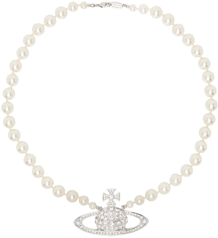 Photo: Vivienne Westwood White Pearl Bas Relief Choker