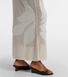 SIR Solange knitted semi-sheer maxi dress
