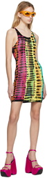 AGR Multicolor Tie-Dye Minidress