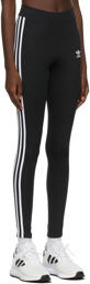 adidas Originals Black Adicolor Classics 3-Stripes Leggings