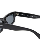 Off-White Sunglasses Women's Off-White Miramar Sunglasses in Black/Dark Grey 