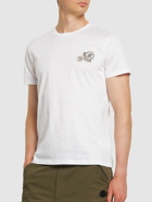 MONCLER - Logo Patch Cotton Jersey T-shirt