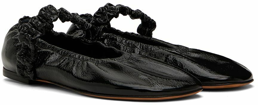 Proenza Schouler Black Mary Jane Ballerina Flats Proenza Schouler