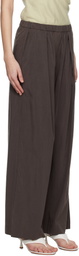 BEC + BRIDGE Brown Sade Trousers