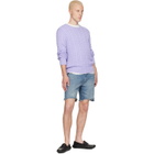 Polo Ralph Lauren Blue 8-Inch Vintage Classic Cutoff Denim Shorts