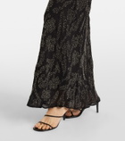 Veronica Beard Sylven beaded georgette maxi dress