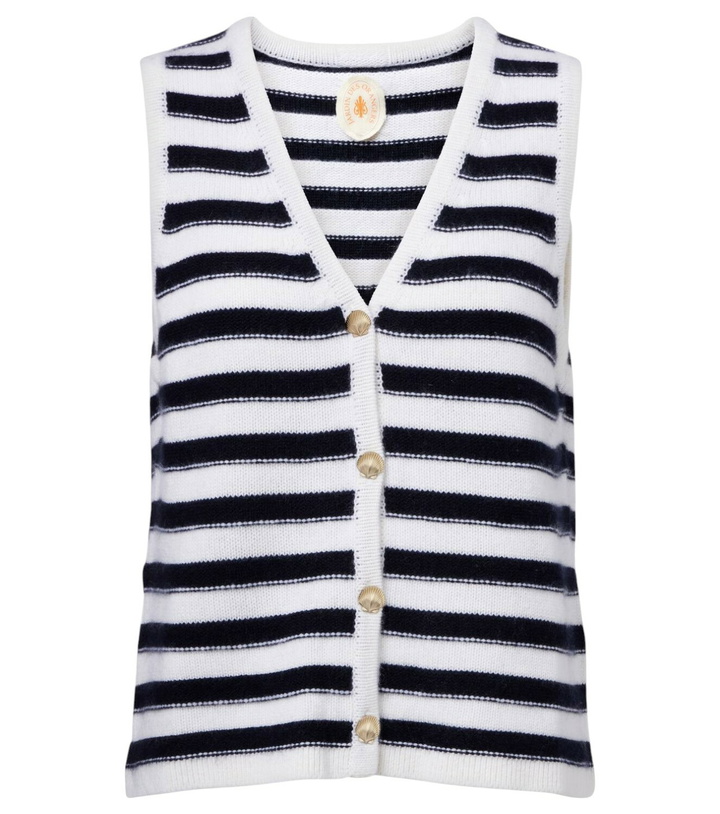 Photo: Jardin des Orangers Striped cashmere sweater vest