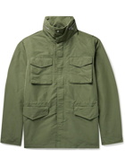 NN07 - Brushed-Jersey Field Jacket - Green