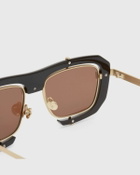 JW Anderson JWA03-GEOMETRIC black/gold Mens Eyewear