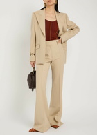Gabriela Hearst Leiva Wool Blazer Khaki